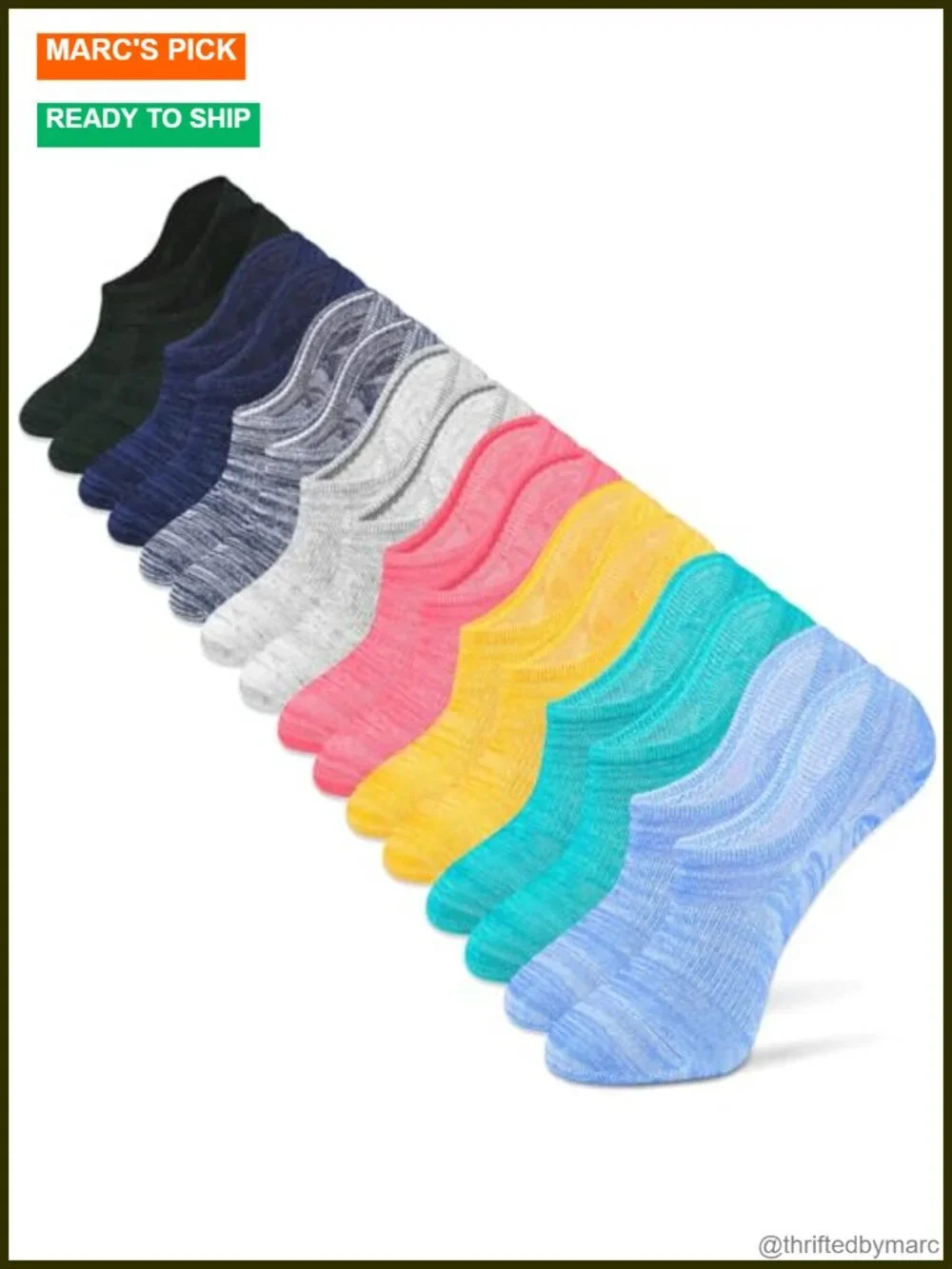 No Show Socks Men Low Cut Ankle Short Athletic Socks Non-Slip Grip 8 Pairs